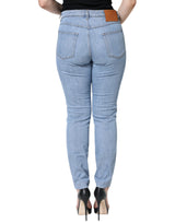 Blue Pretty Slim Fit Cotton Denim Jeans