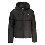 Black Polyester Women Jacket