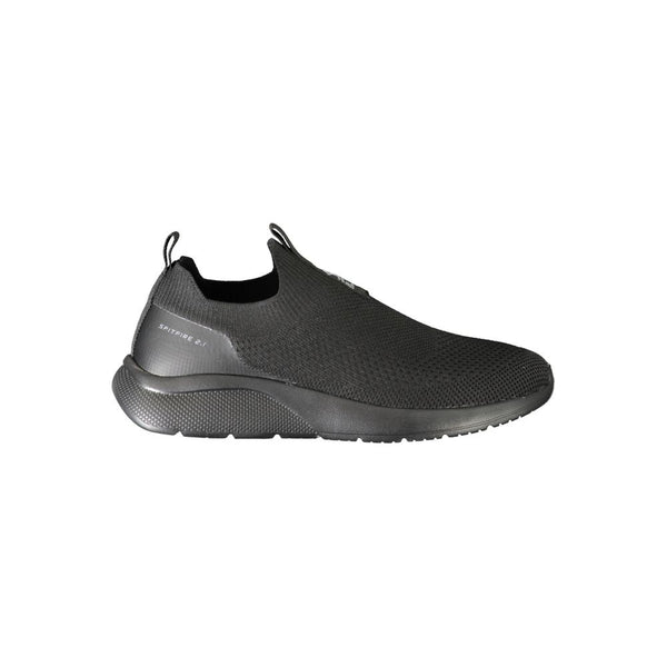 Black Polyester Women Sneaker