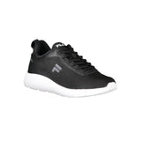 Black Polyester Women Sneaker