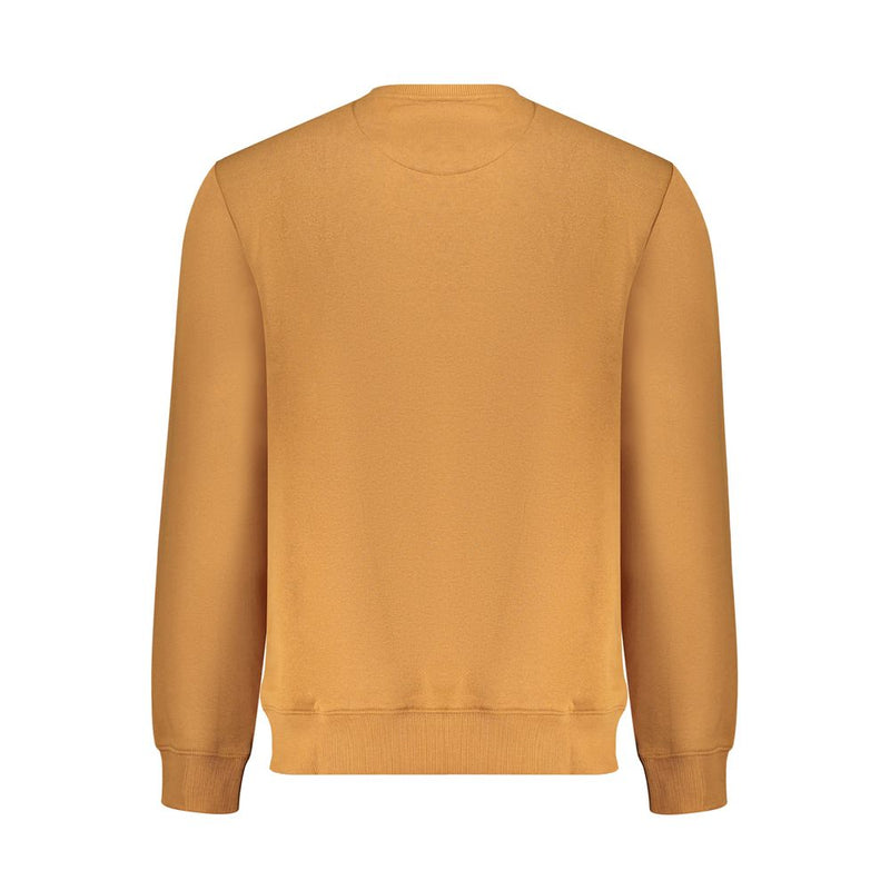 Brown Cotton Men Sweater