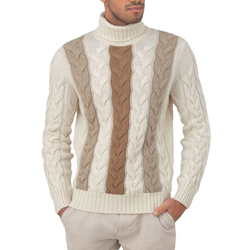 Bicolor Wool Sweater