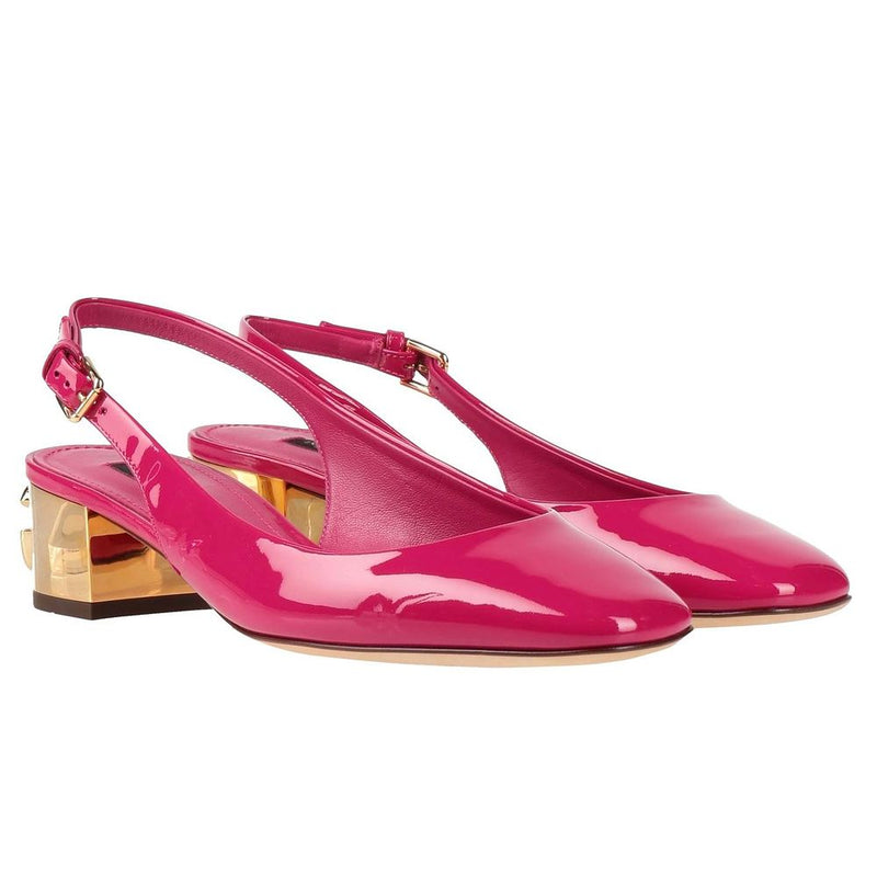 Fuchsia Leather Di Calfskin Pump