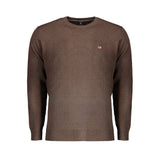 Brown Wool Men Sweater