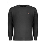 Black Wool Men Sweater