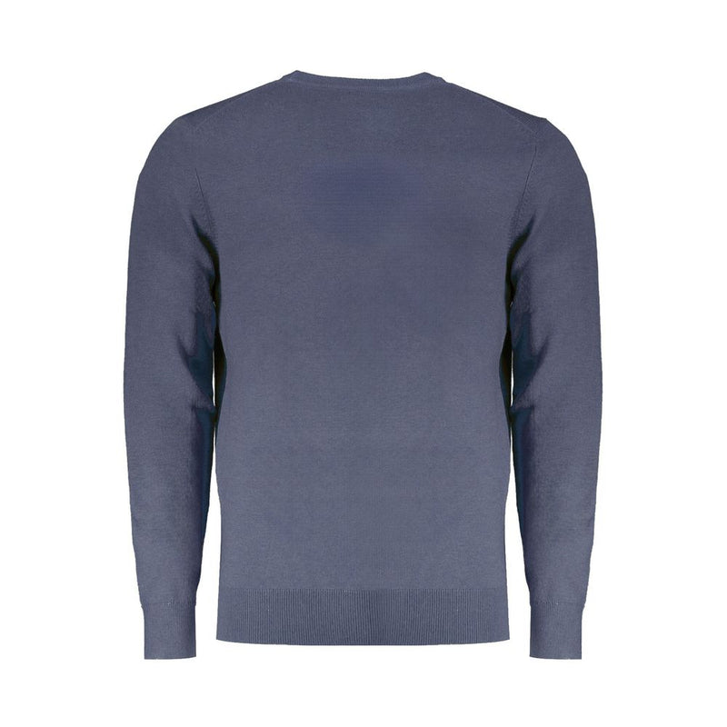 Blue Wool Men Sweater