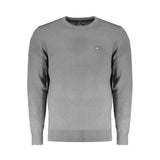 Gray Wool Men Sweater