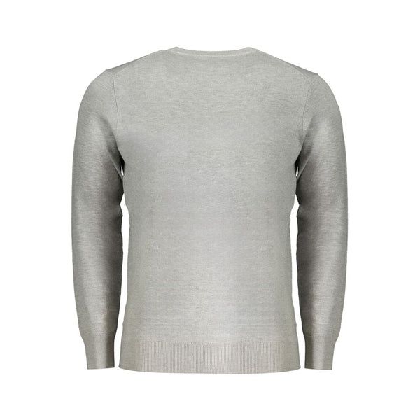 Gray Wool Men Sweater