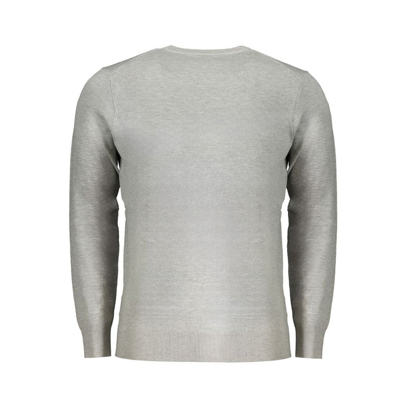 Gray Wool Men Sweater