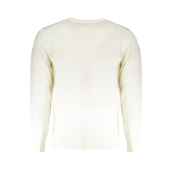 White Wool Mens Sweater