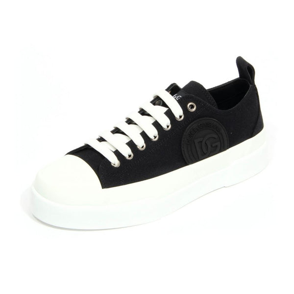 Black Cotton Sneaker