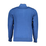 Blue Nylon Sweater