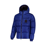 Blue Nylon Men Jacket