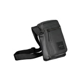 Black Polyethylene Shoulder Bag