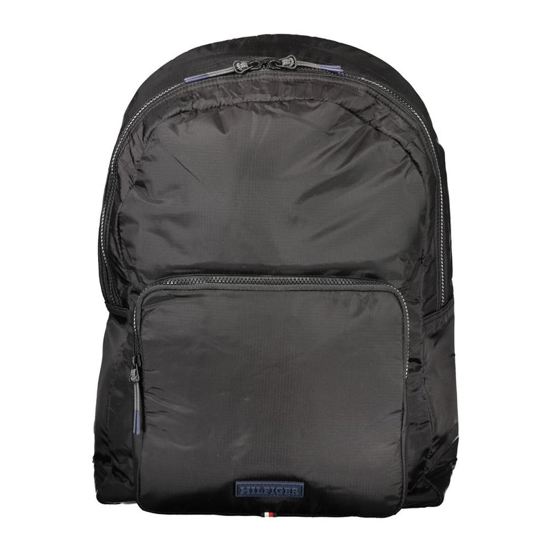 Black Nylon Backpack