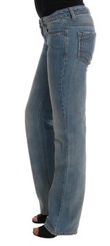 Jeans blu dritti classici chic classici