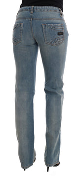 Jeans blu dritti classici chic classici