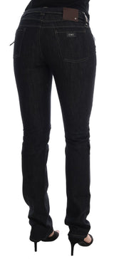 Jeans slim coton bleu foncé svelte