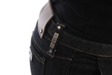 Jeans slim coton bleu foncé svelte