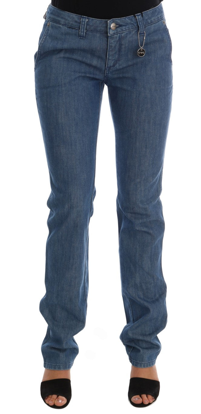 Super Slim Blue Wash -Baumwolljeans