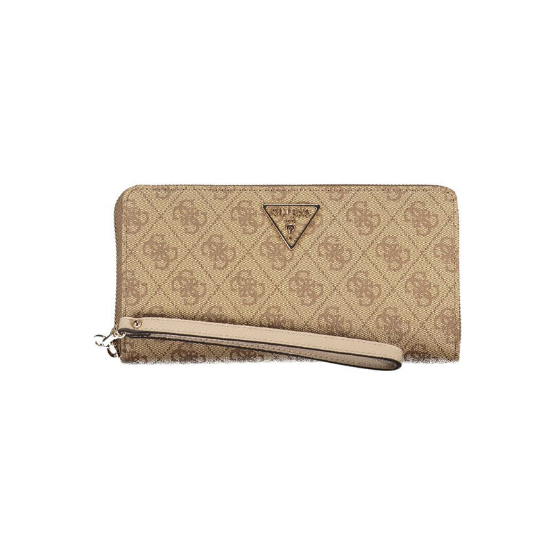 Beige Polyethylene Wallet