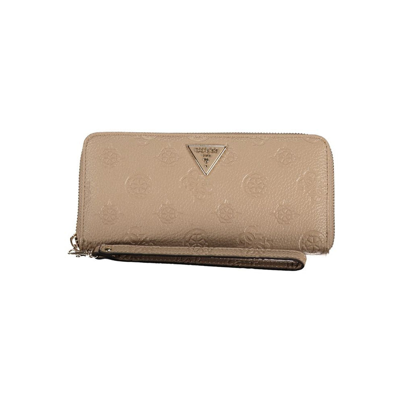 Beige Polyethylene Wallet