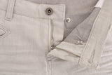 Chic White Slim-Fit Stretch Jeans