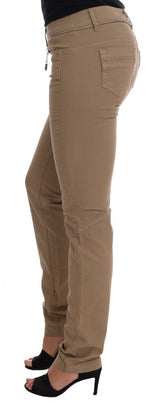 Beige Super Slim Fit Denim Freude