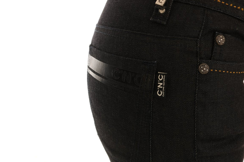 Chic σκούρο μπλε Super Slim Fit Jeans