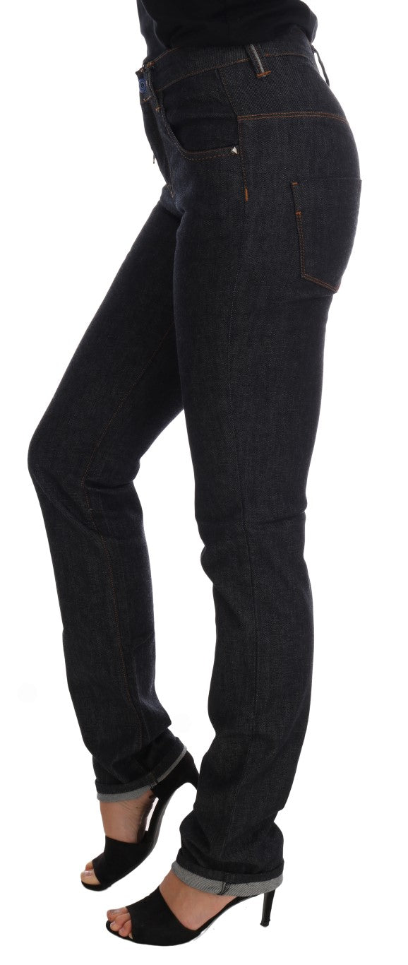 Jeans super sottili blu scuro eleganti