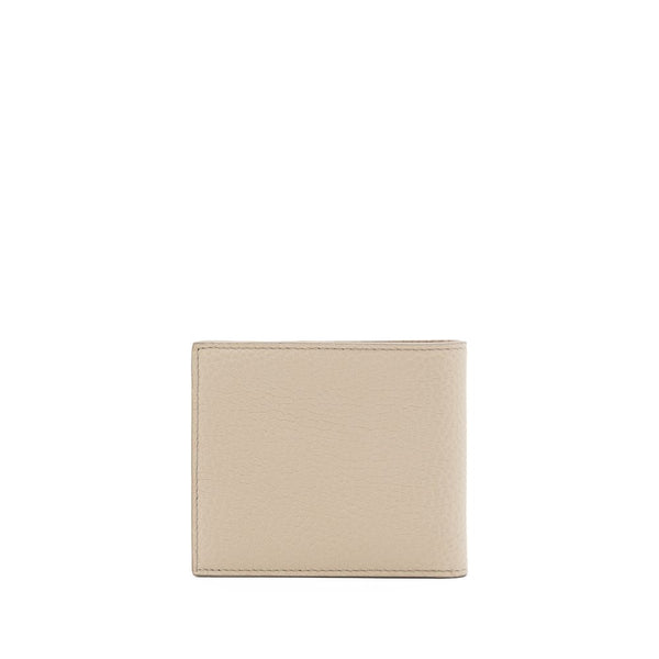 Beige Leather Wallet