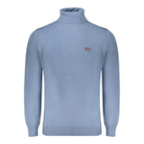 Light Blue Polyester Sweater