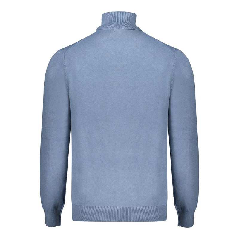 Light Blue Polyester Sweater