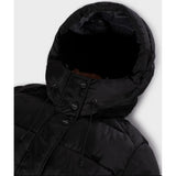 Black Nylon Jackets & Coat