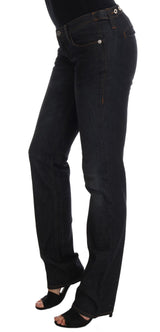 Jeans in forma slim scuro blu scuro