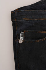 Jeans in forma slim scuro blu scuro