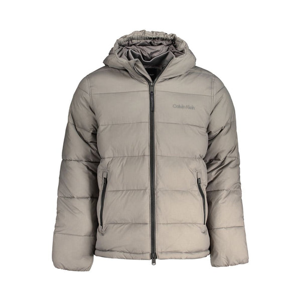 Gray Nylon Jacket