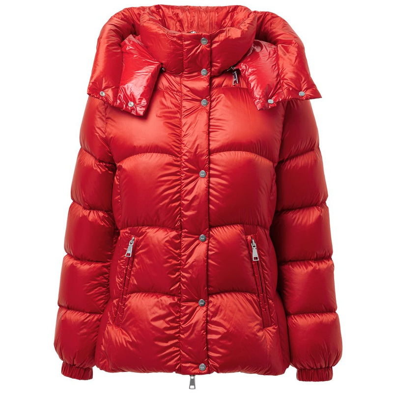 Red Polyamide Jackets & Coat