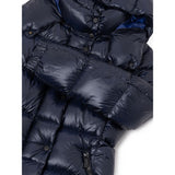 Blue Polyamide Jackets & Coat