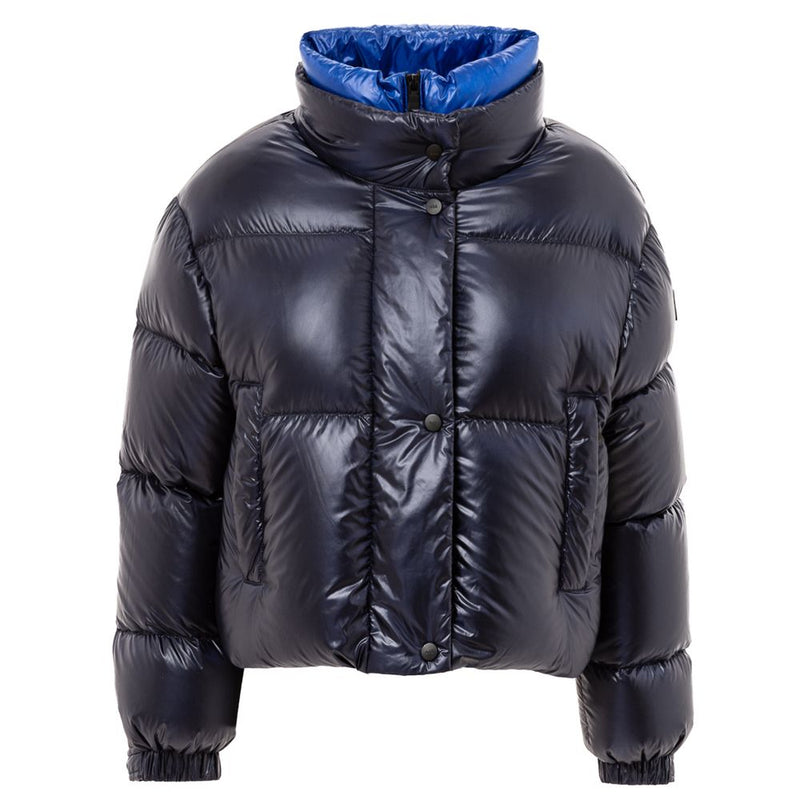 Blue Polyamide Jackets & Coat