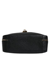 Black Calfskin Leather Welcome Handbag Bag