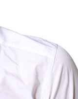 White Bib Cotton Poplin Formal Dress Shirt