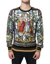 Multicolor Napoleon Pullover Men Sweatshirt Sweater