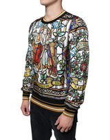 Multicolor Napoleon Pullover Men Sweatshirt Sweater