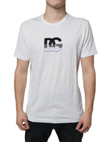 White Cotton DG Logo Print T-shirt