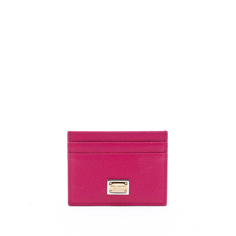 Fuchsia Leather Wallet