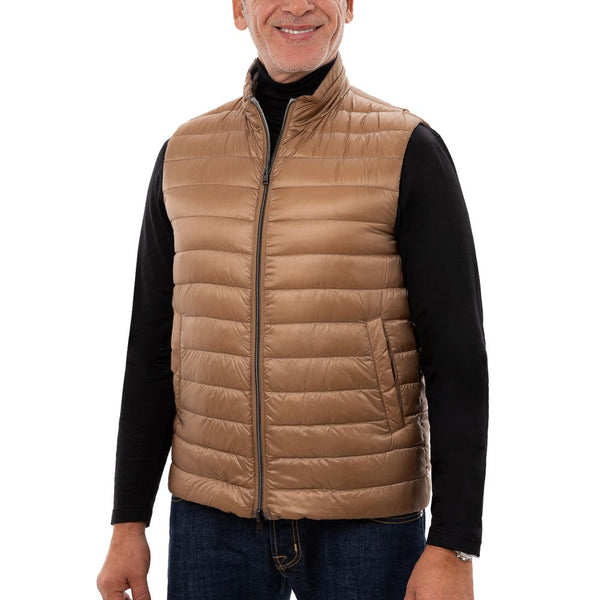 Brown Polyamide Vest