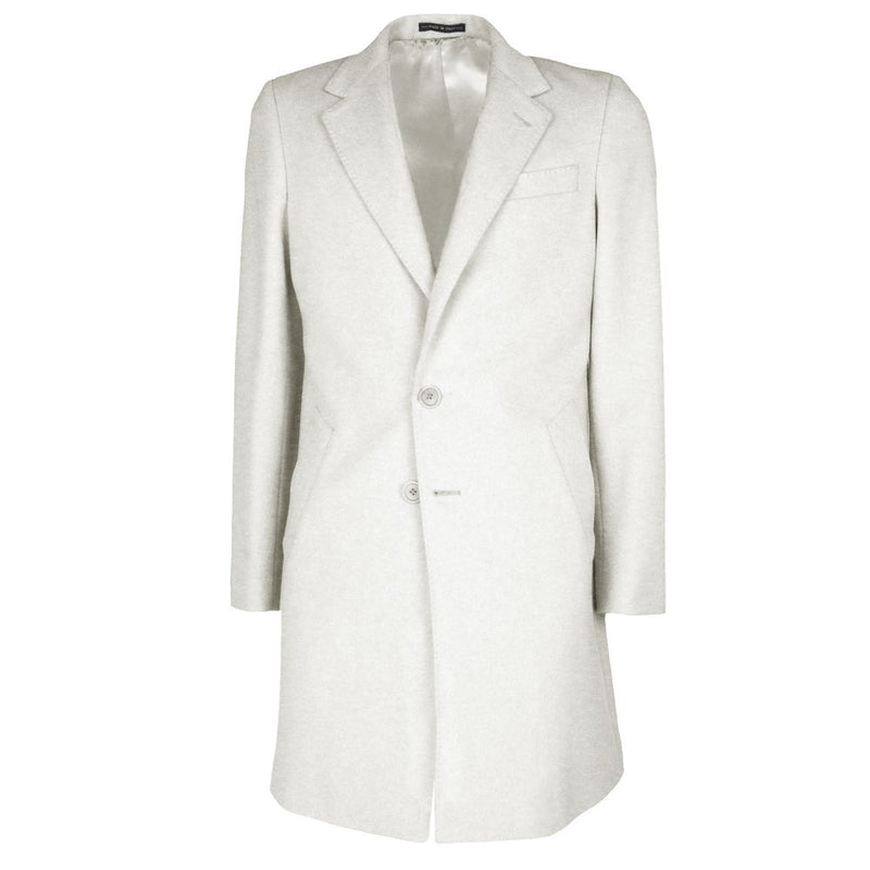 White Wool Vergine Jacket