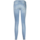 Light Blue Cotton Jeans & Pant