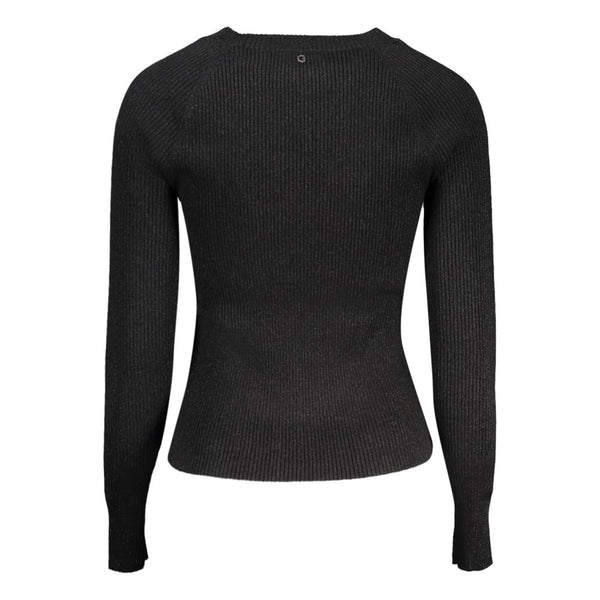 Black Polyester Sweater